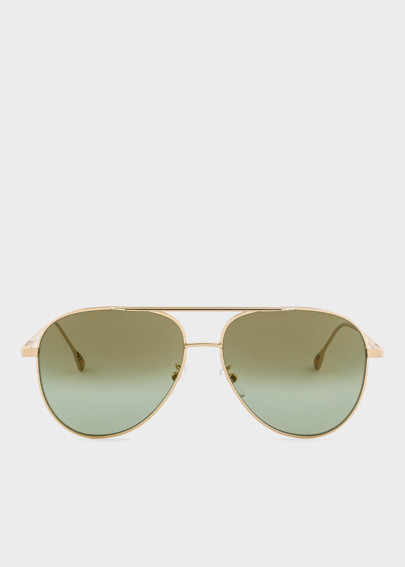Shiny Gold 'Dylan' Sunglasses 1