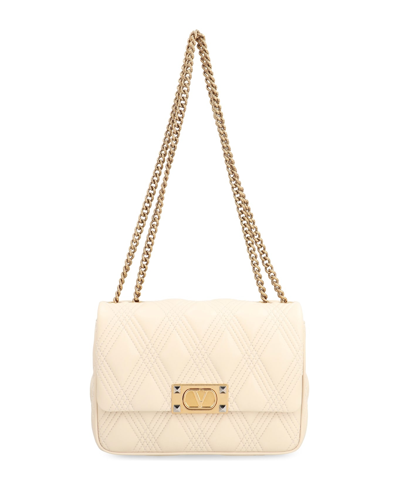Valentino Garavani - Quiltie 67 Leather Shoulder Bag - 1