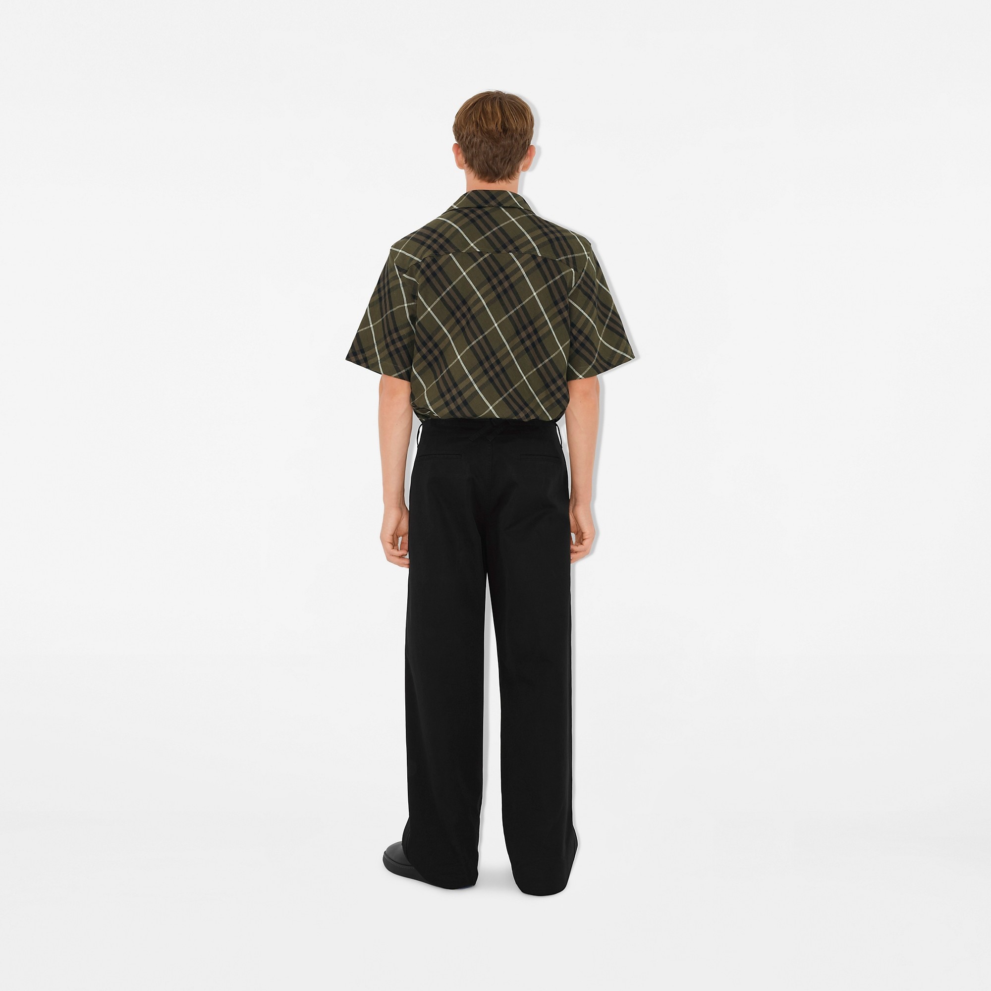 Check Linen Shirt - 4