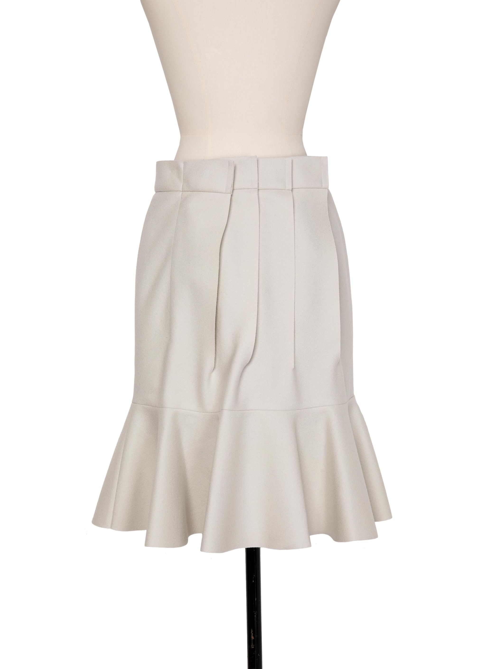 Wool Melton Skirt - 3