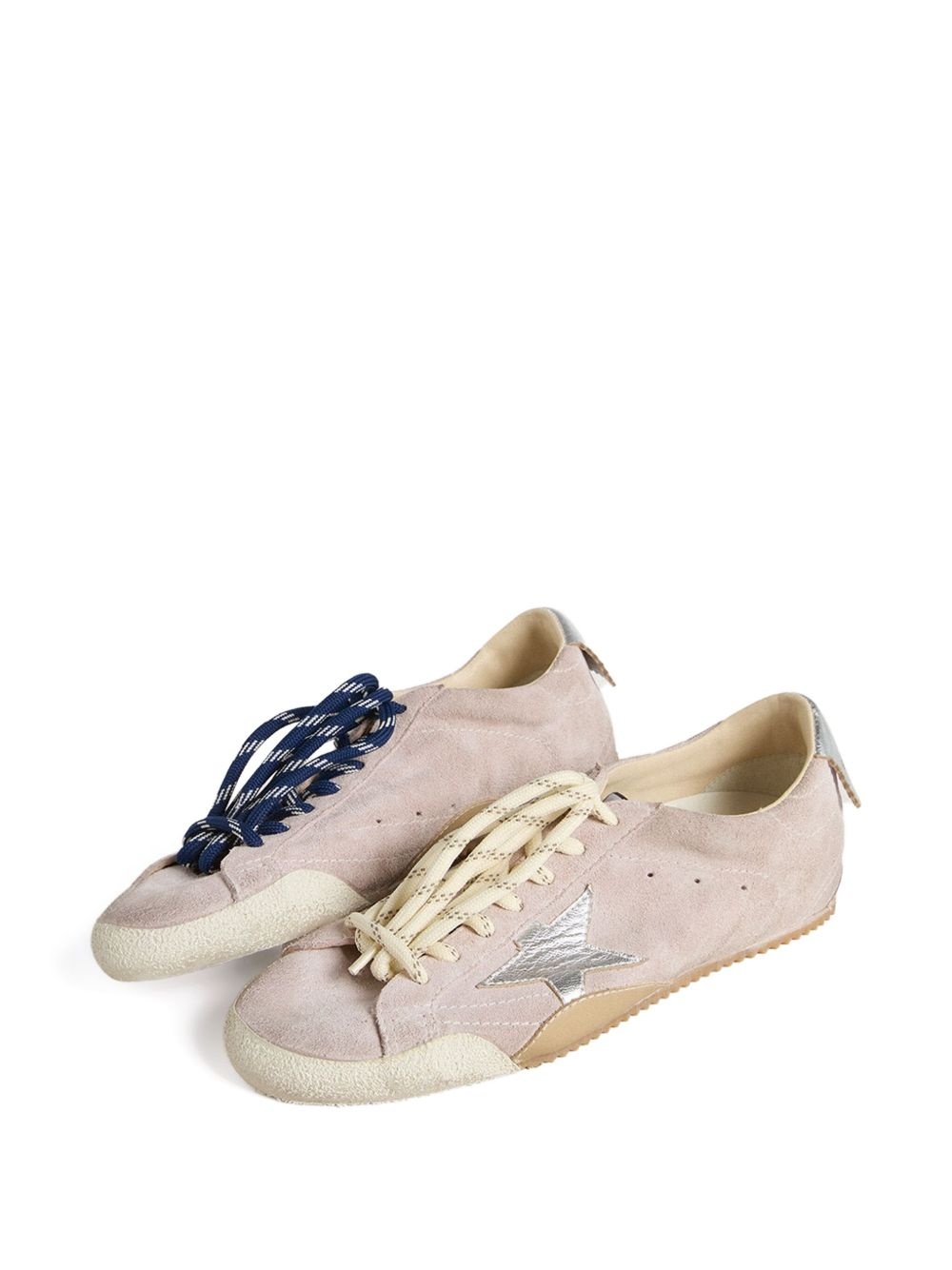 star-patch low-top sneakers - 2