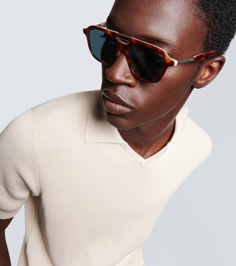 Brunello Cucinelli Sartorial Sunset aviator sunglasses outlook