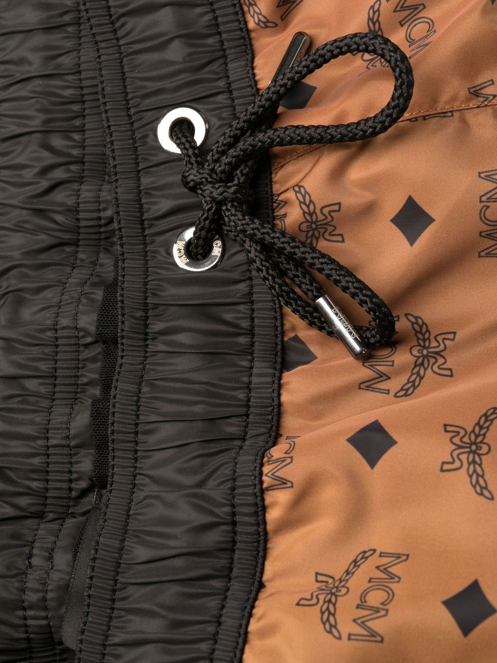 logo-monogram print swim shorts - 3