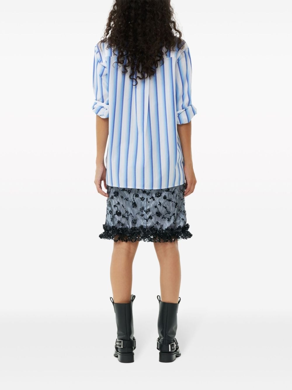 striped organic cotton shirt - 4