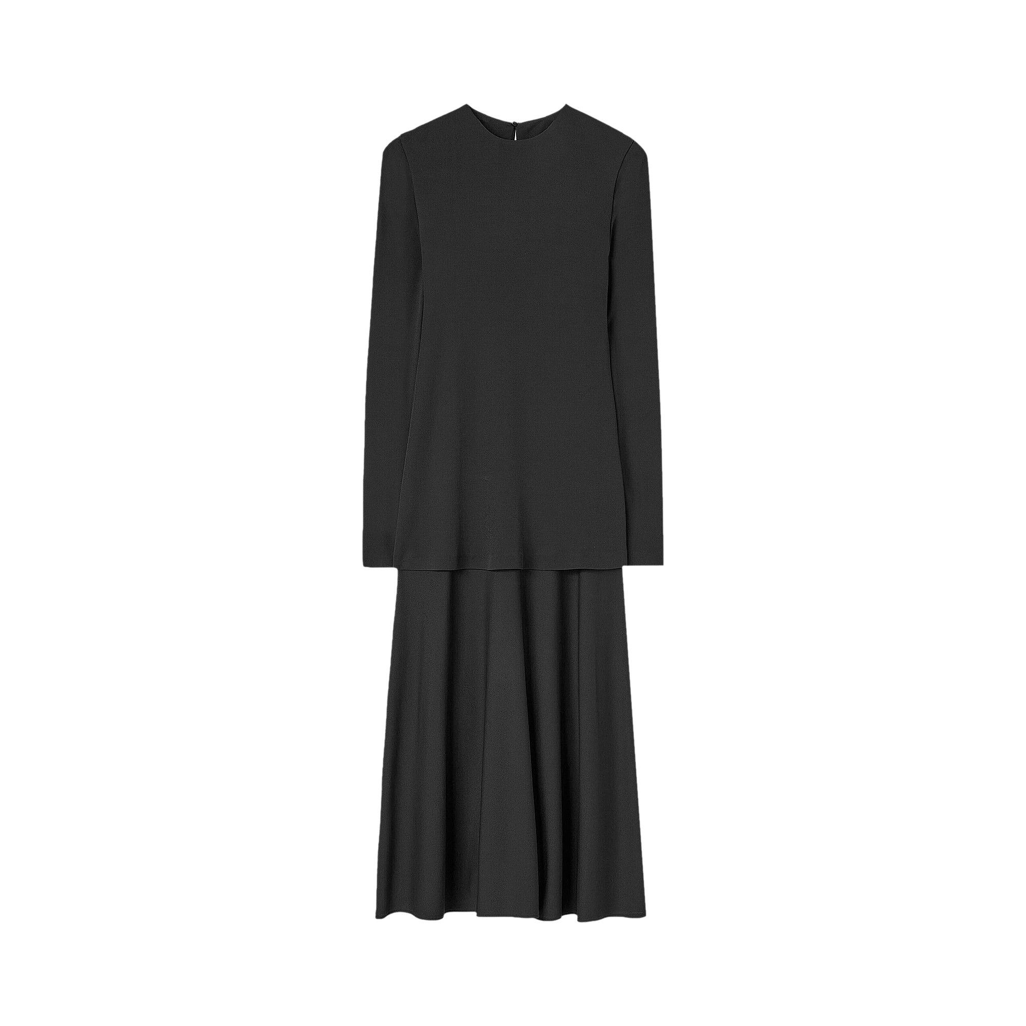 Jil Sander Crewneck Dress 'Black' - 1