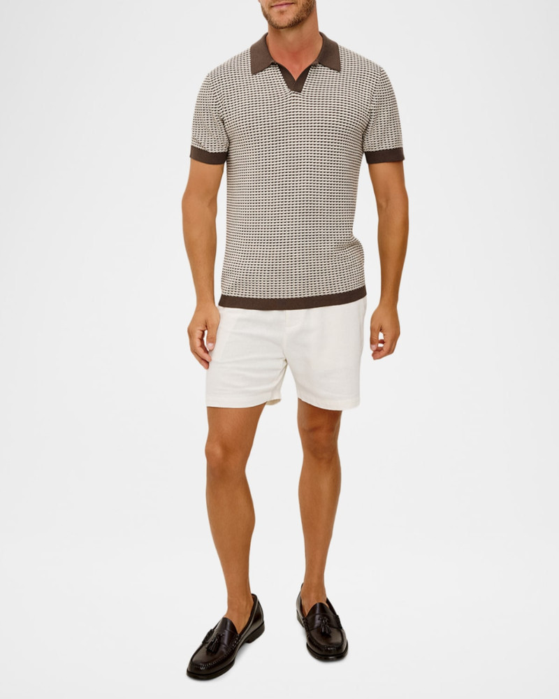 Rails Men's Hayden Cotton and Silk Polo Sweater outlook