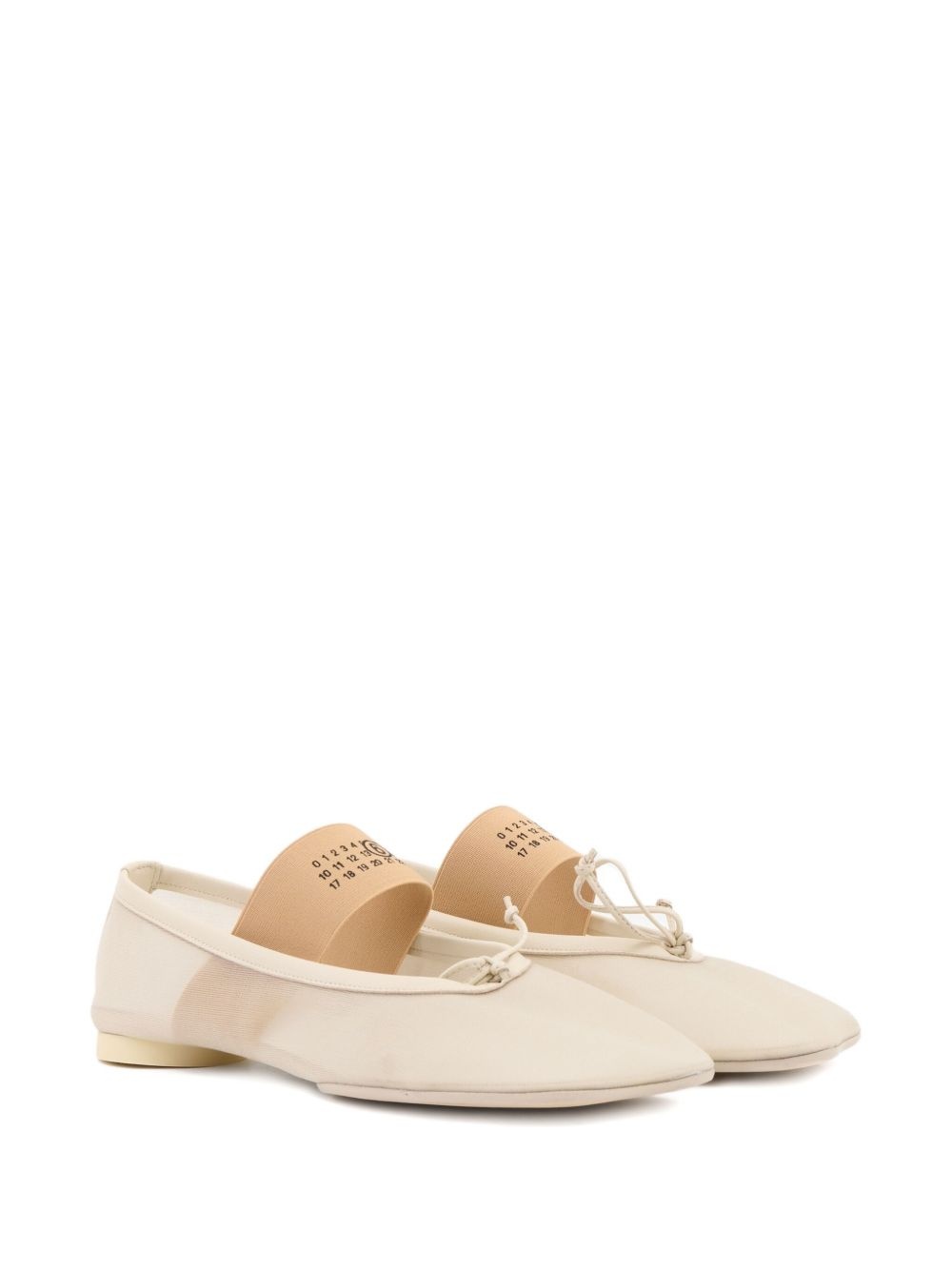 mesh ballerina shoes - 2