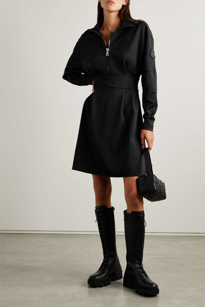 Moncler Pleated ponte mini dress outlook