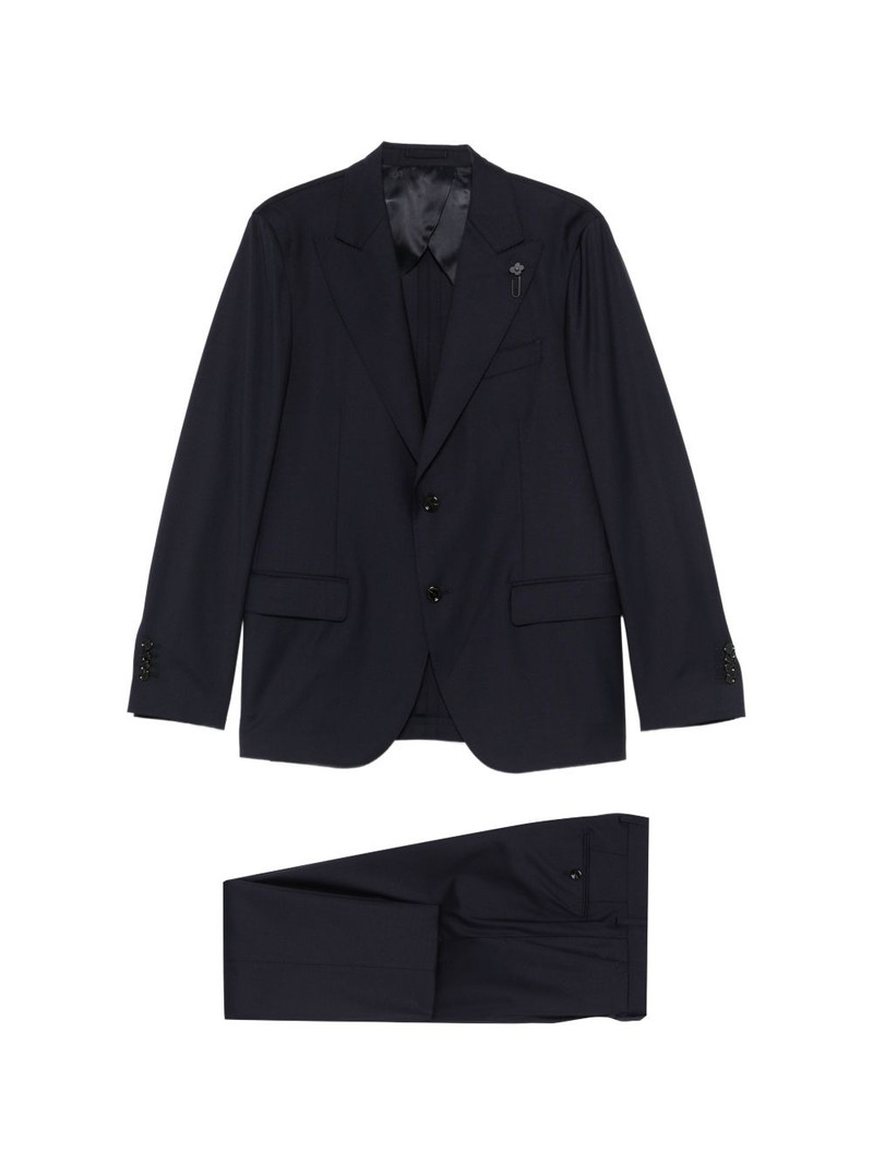 button single-breasted suit 1
