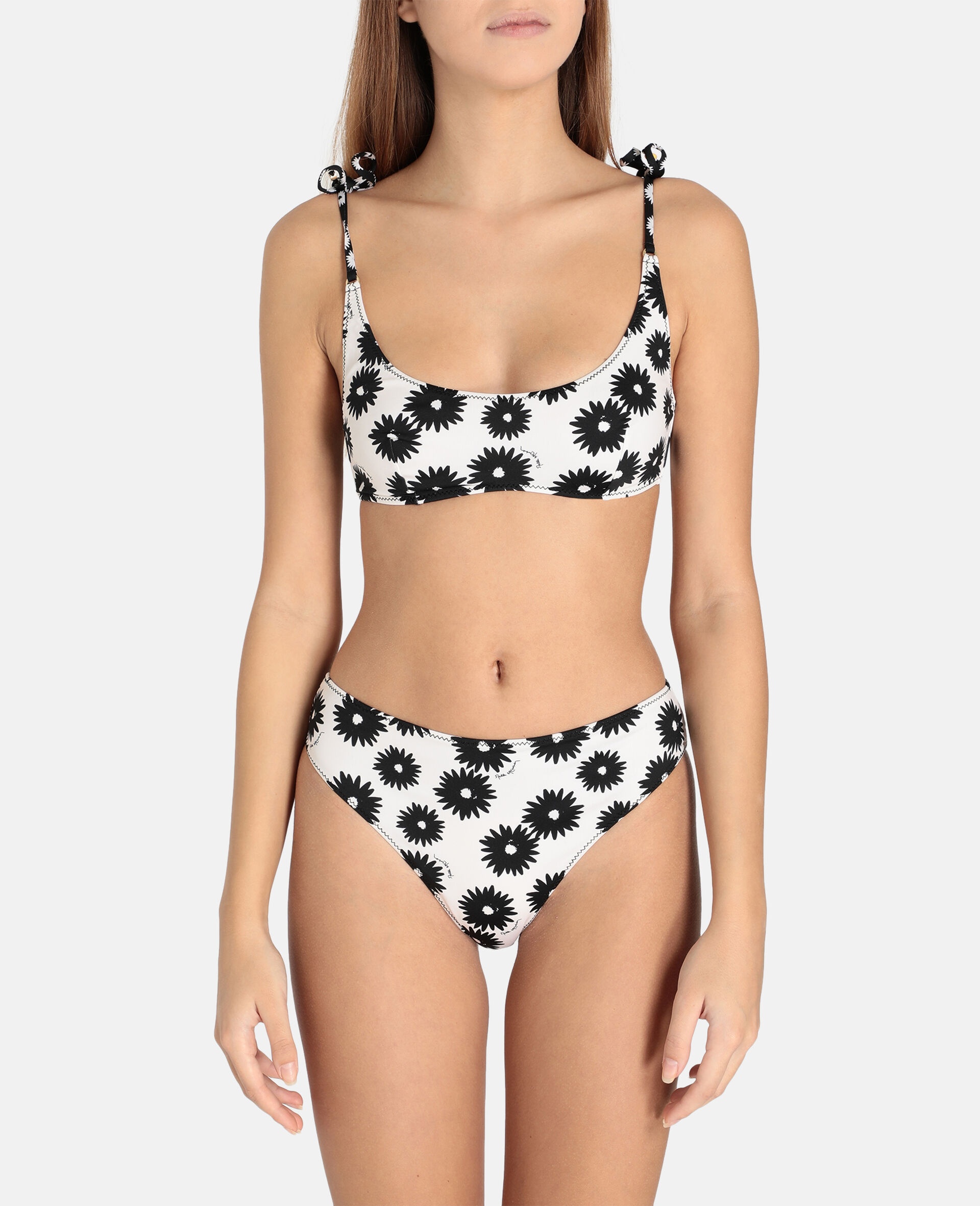 Linda Floral Print Bikini Top - 2