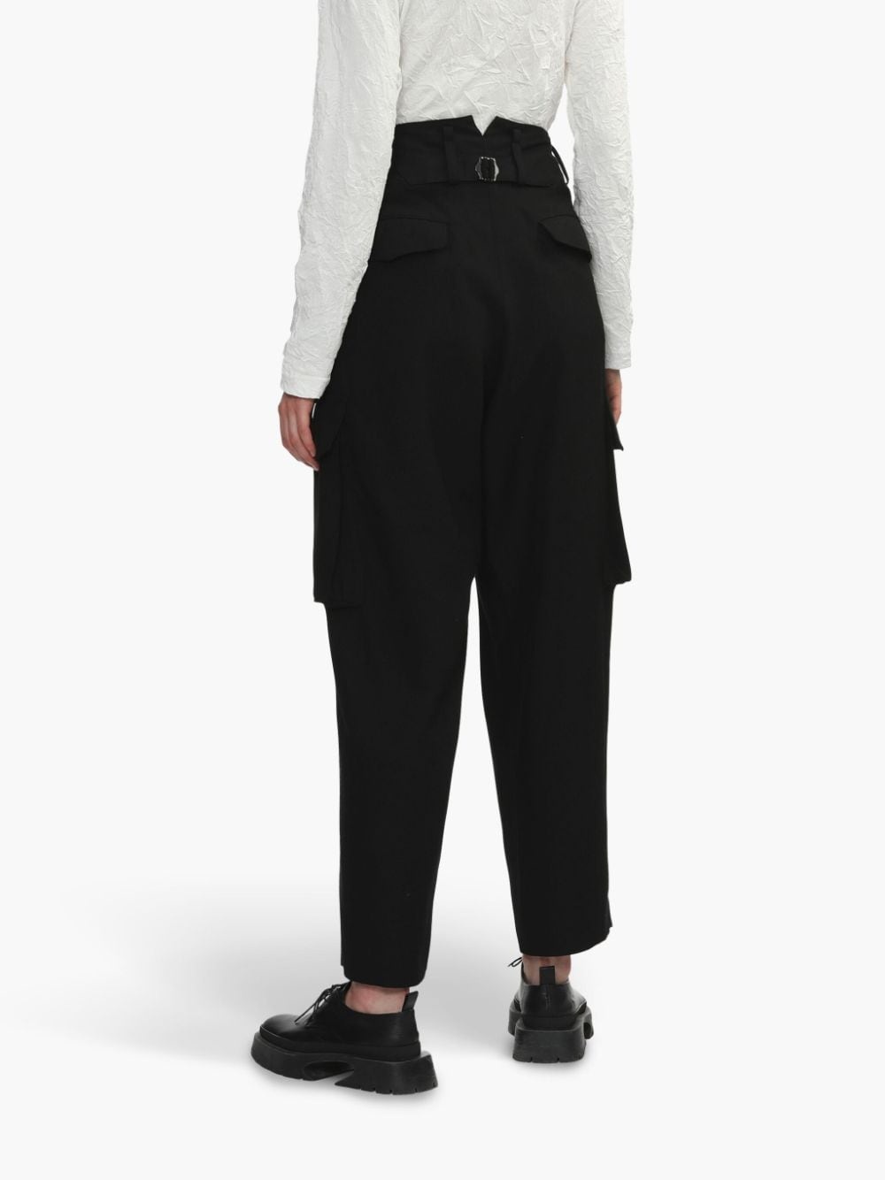 cropped cargo trousers - 8