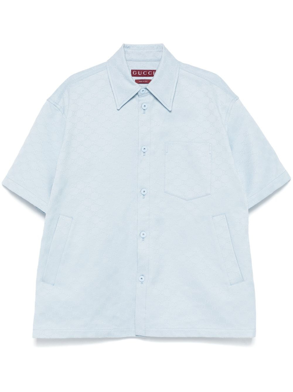GG Cotton Oversized Shirt - 5