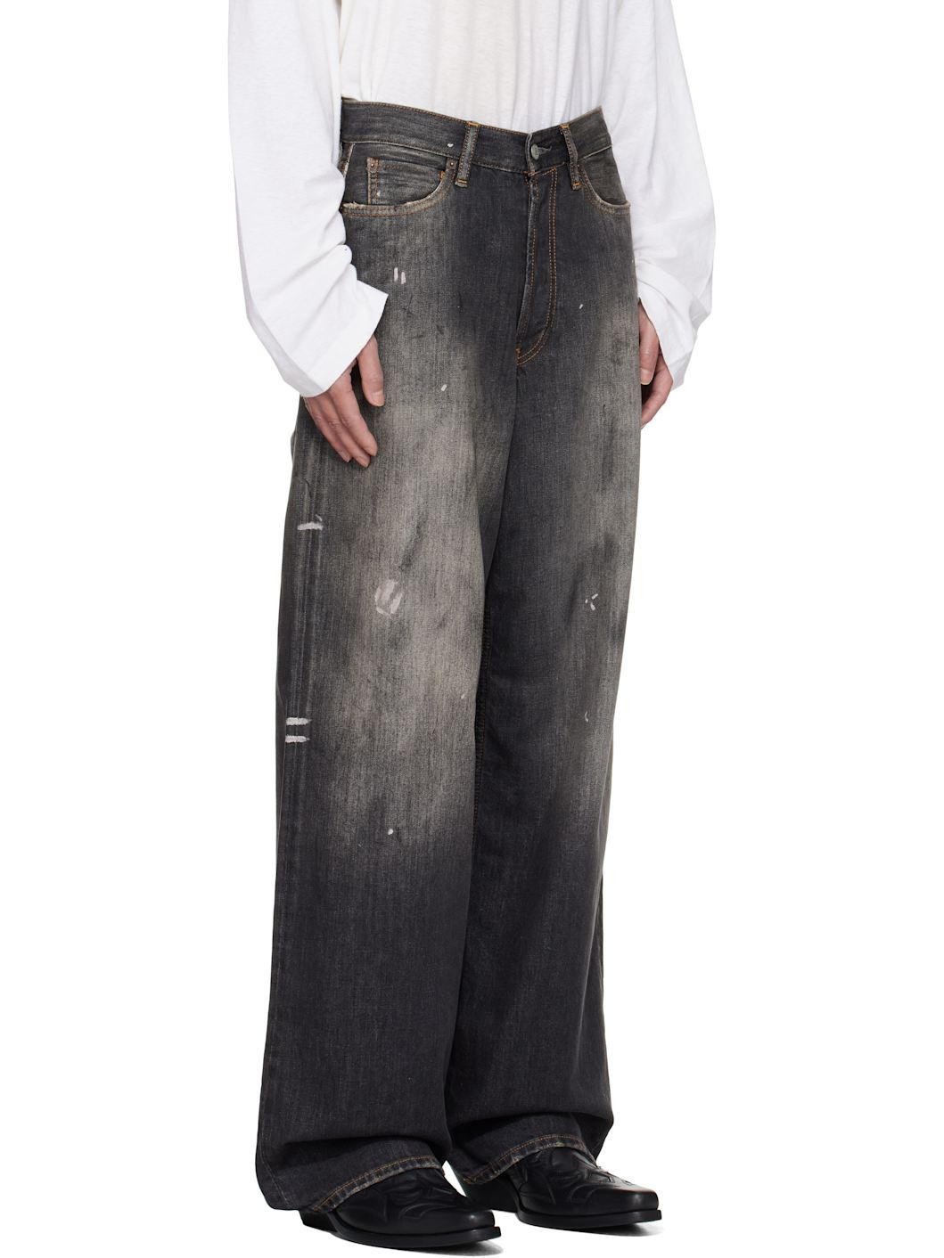 Black Loose Fit 1981 Jeans - 2