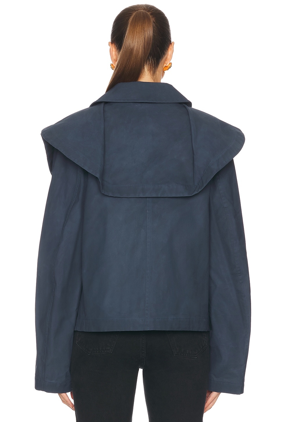 Cropped Trench Jacket - 4