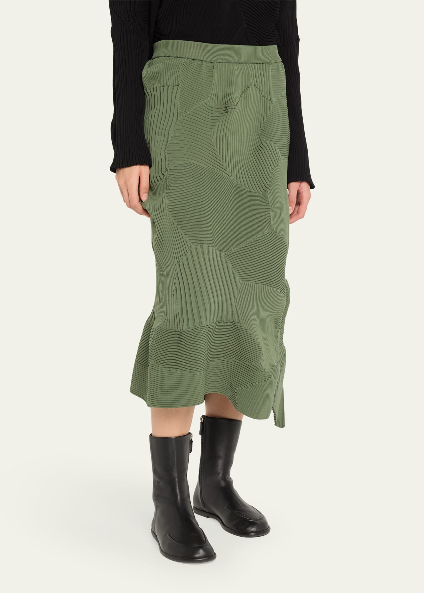 Kone Kone Textural Ribbed Skirt - 4