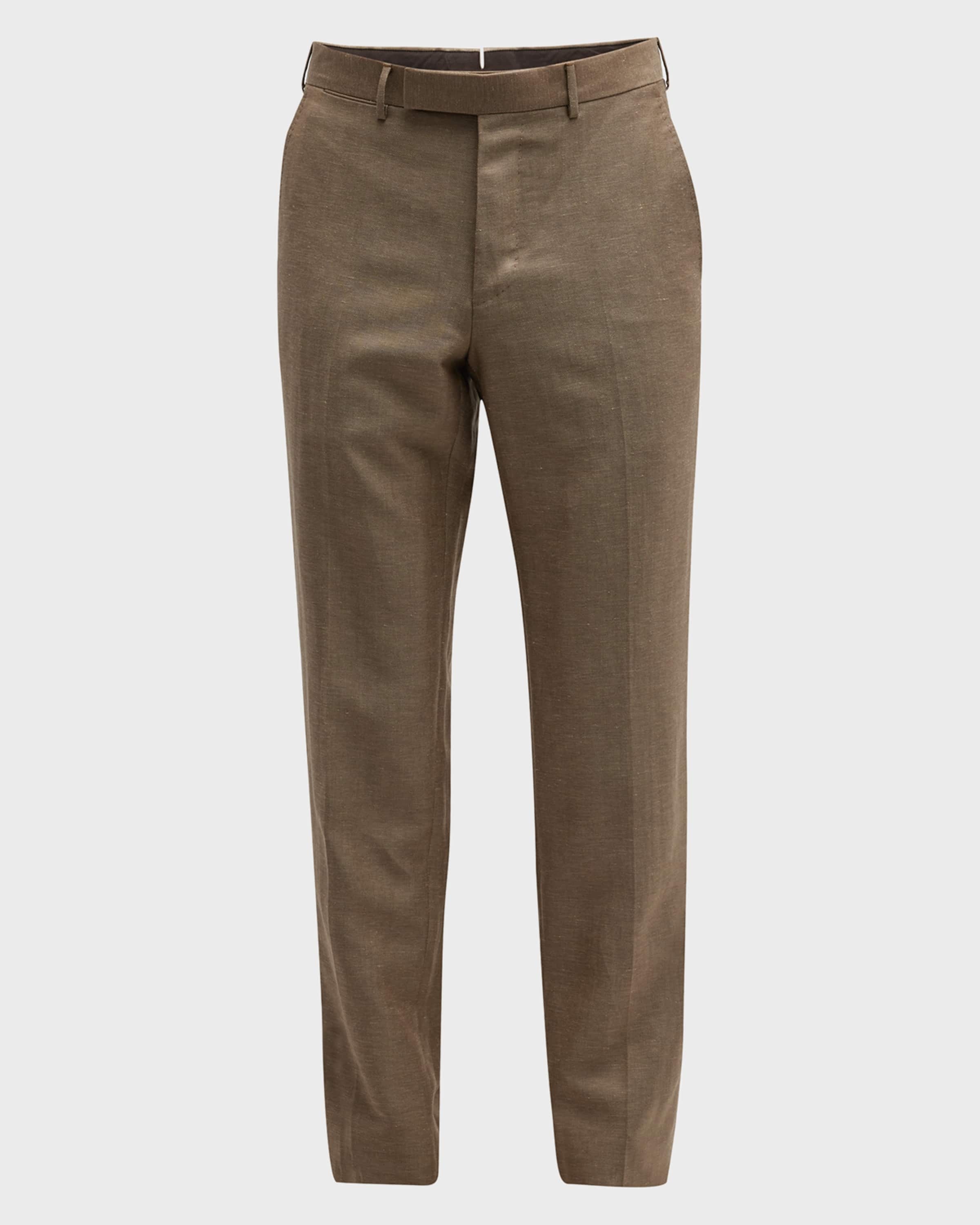 Men's Wool-Linen Twill Pants - 1