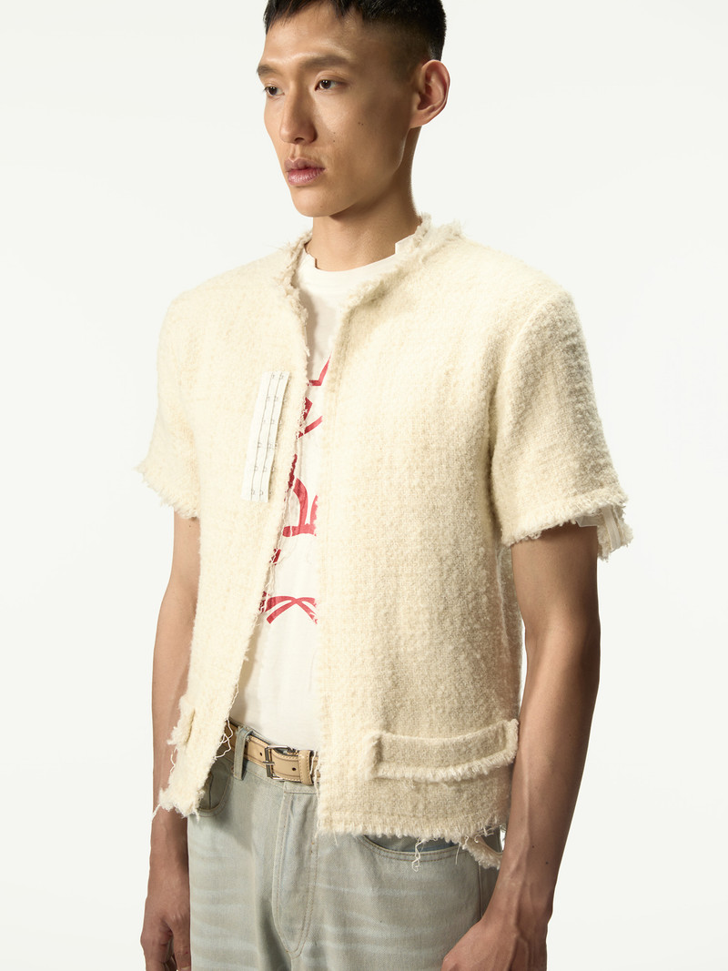 MAGLIANO Darkettone Boucle Tee Off White outlook