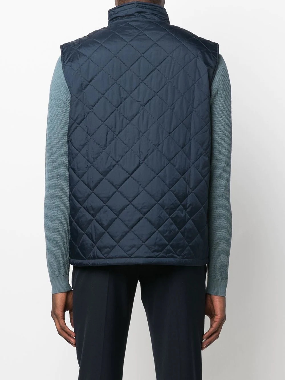 Crest quilted high-neck gilet - 4