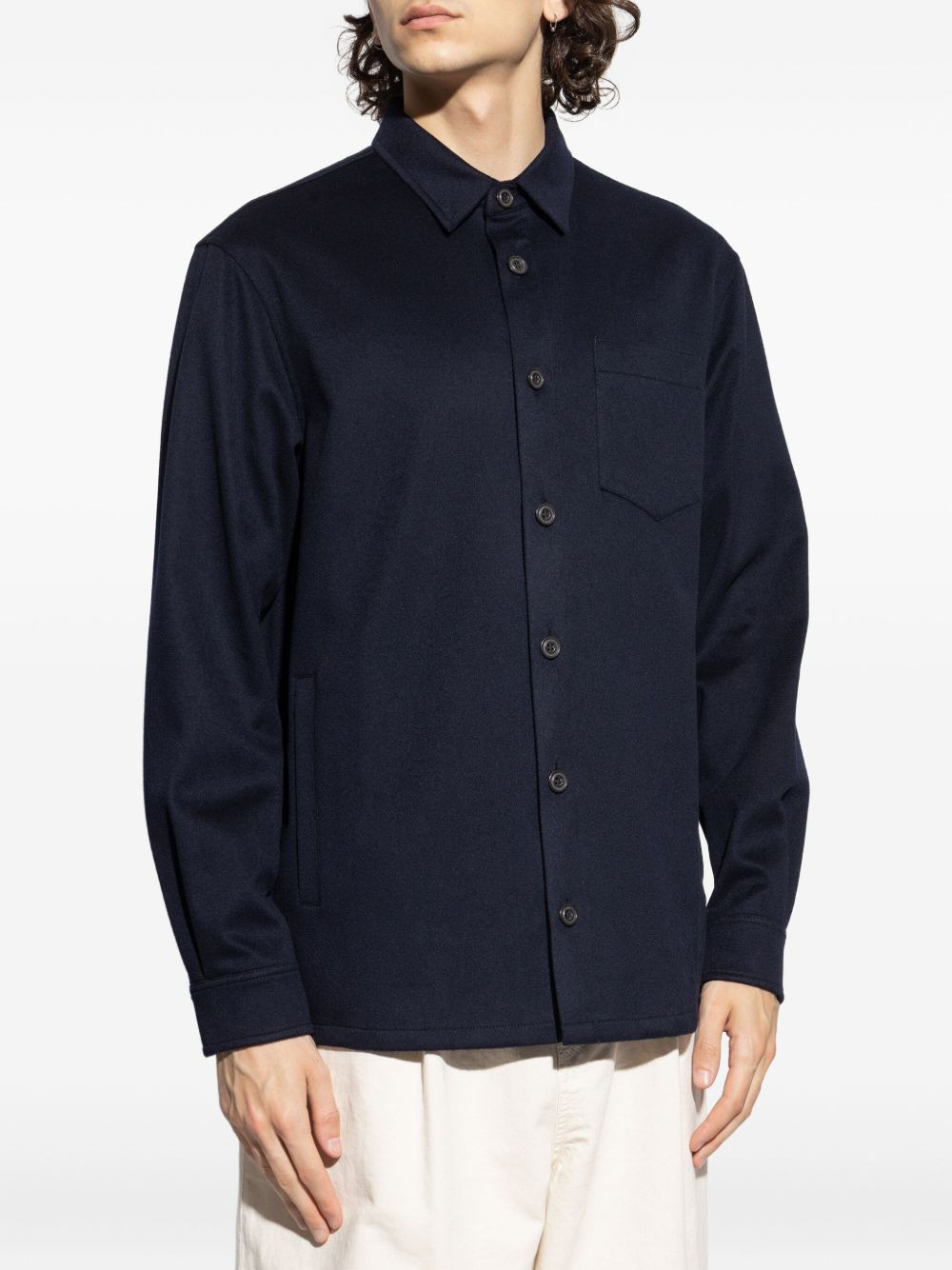 buttoned-up overshirt - 3