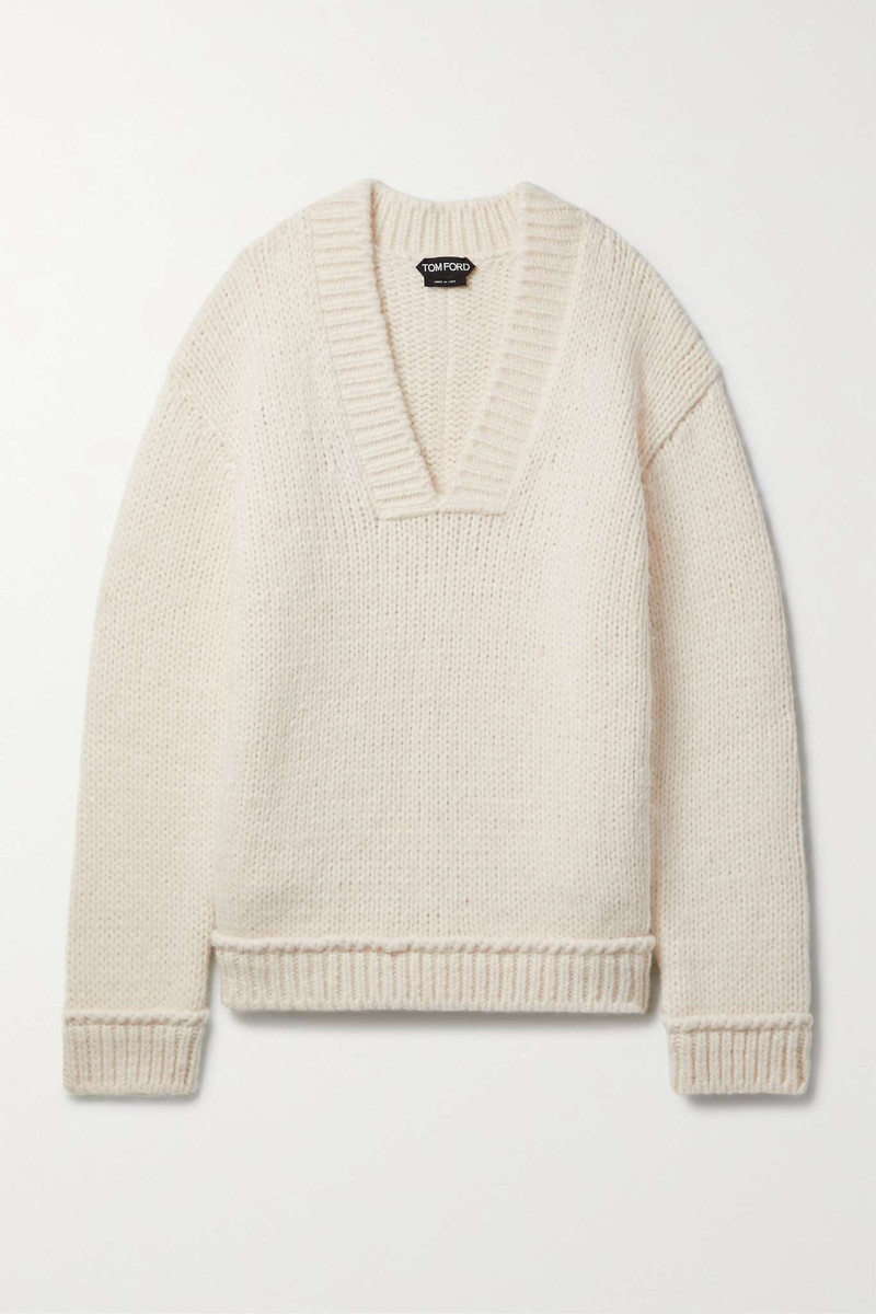 Alpaca-blend sweater 1