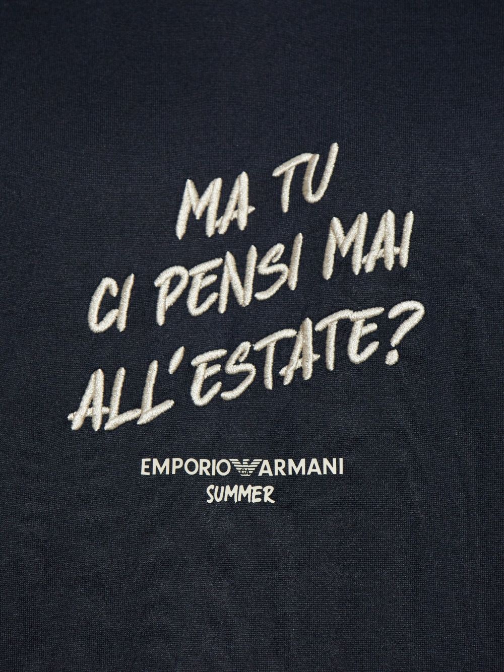embroidered-graphic T-shirt - 5