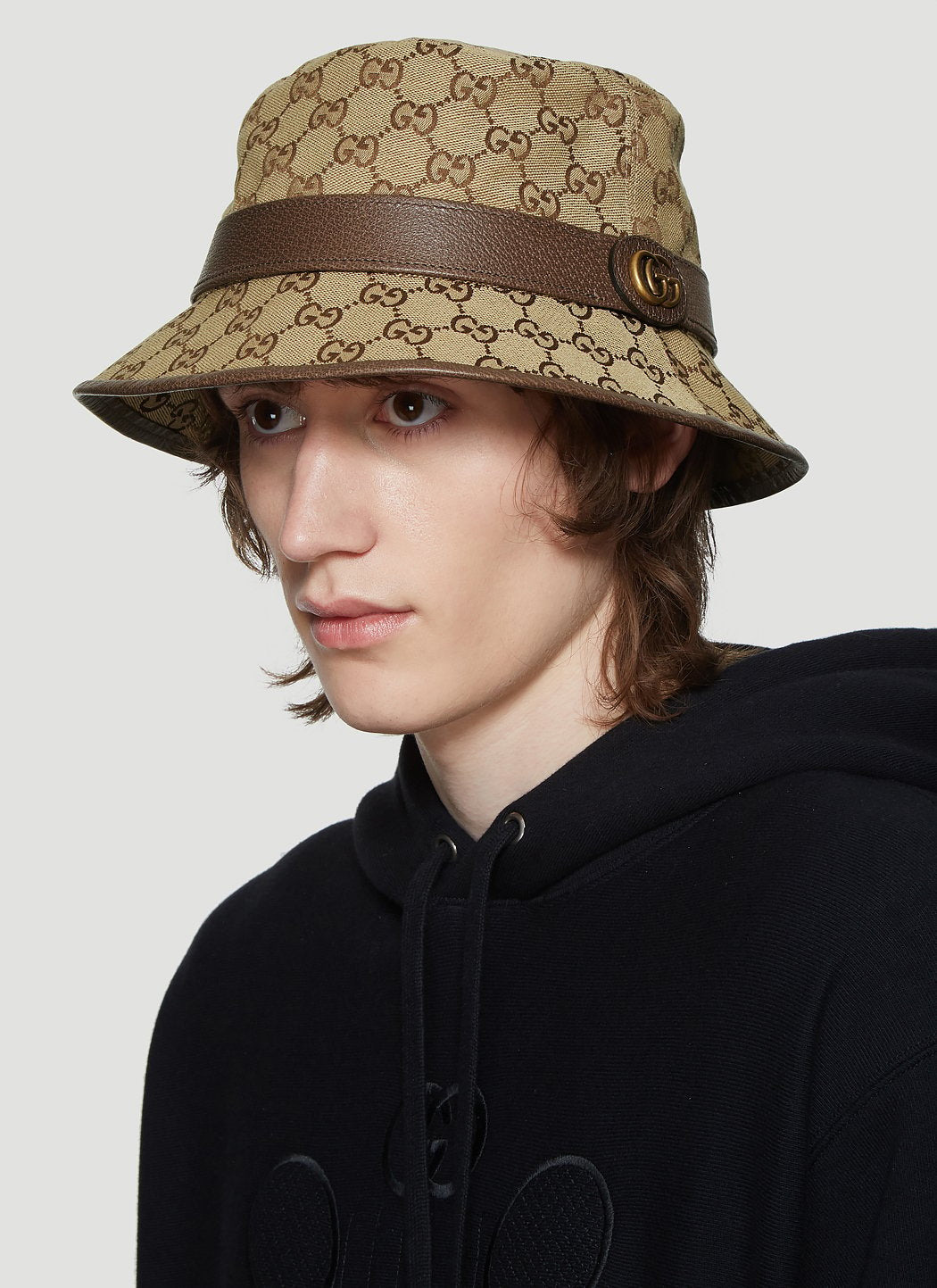 Gucci Men Gg Canvas Bucket Hat - 2