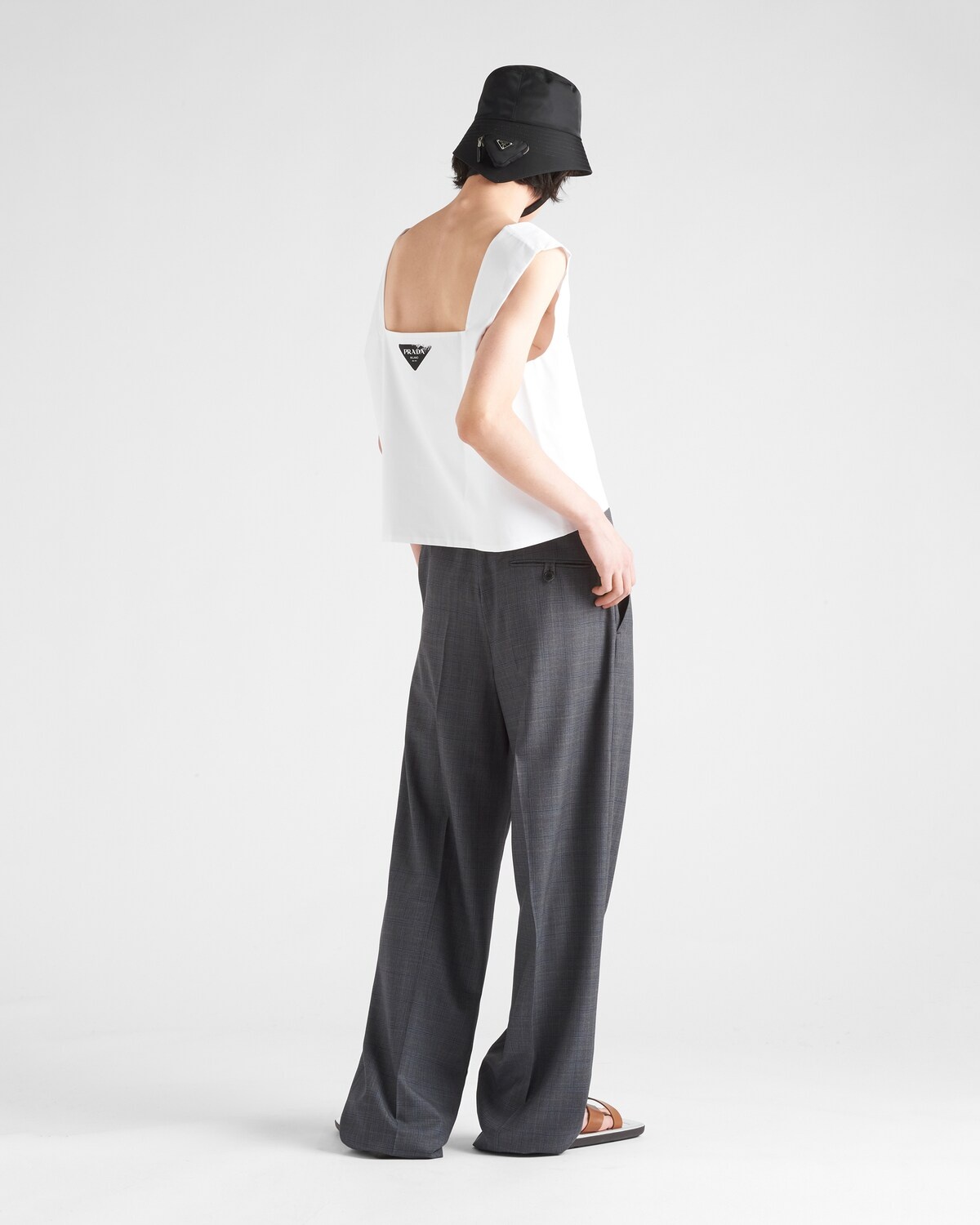 Prince-of-Wales mohair pants - 4