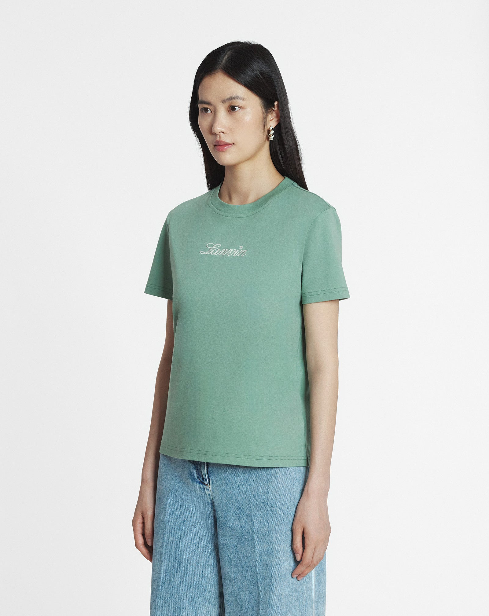LANVIN EMBROIDERED T-SHIRT - 3