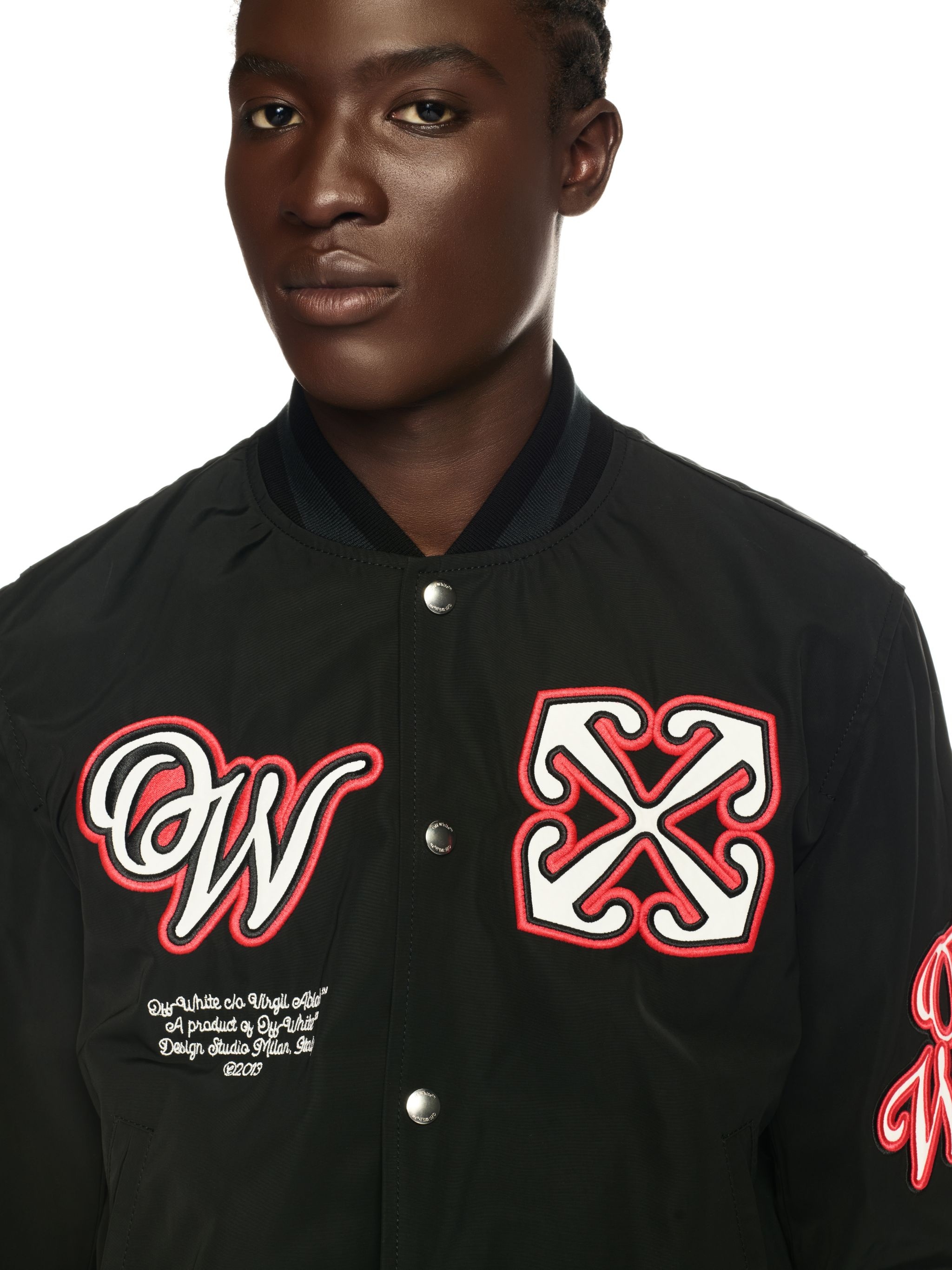 Black Golf Varsity Jacket - 3