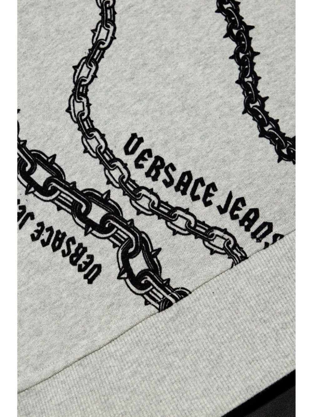 chain link-print sweatshirt - 5