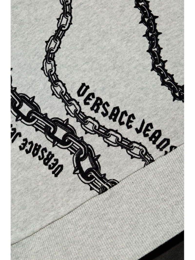 chain link-print sweatshirt 5