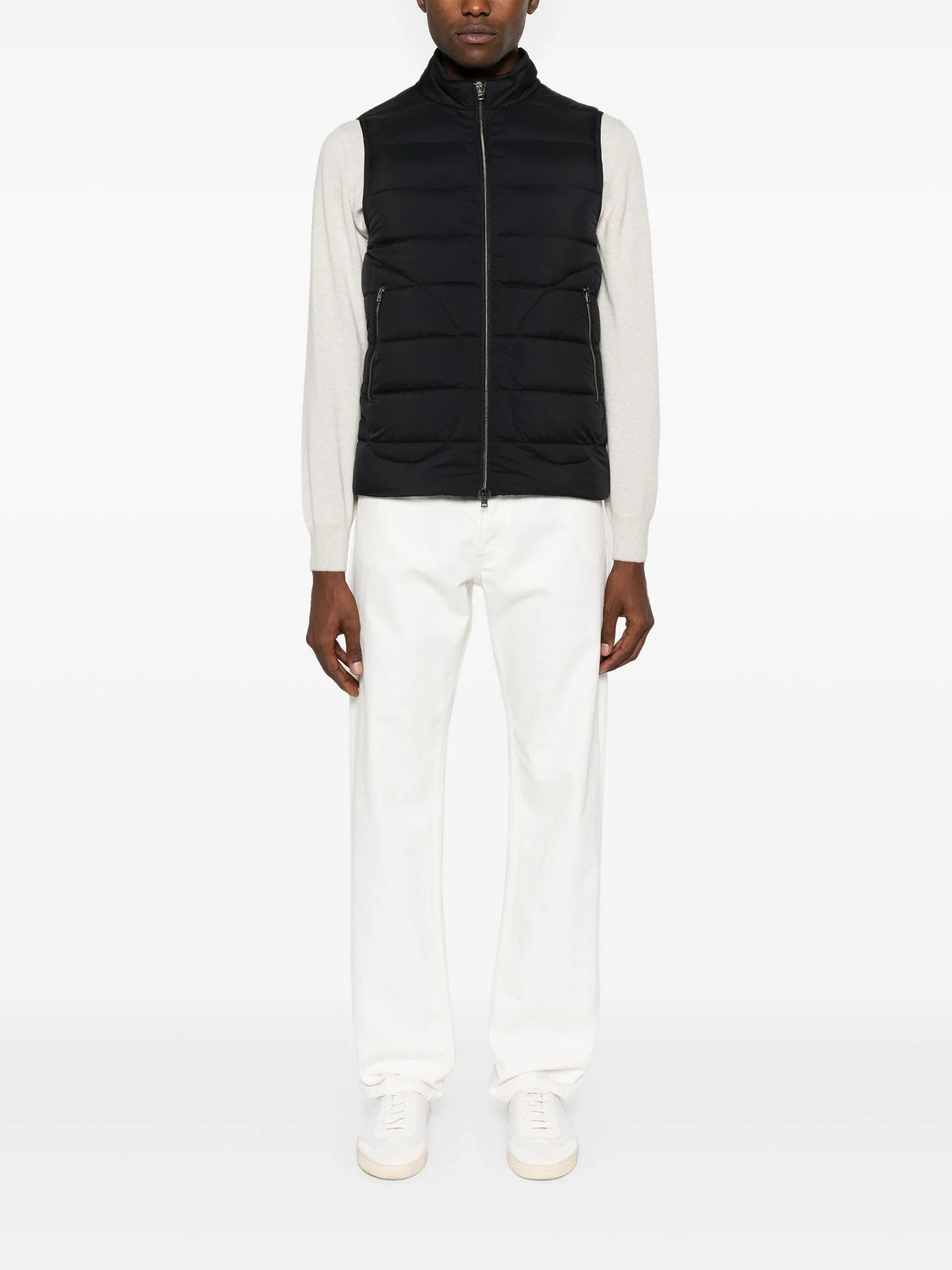 Herno Zip-up Quilted Down Gilet - 5