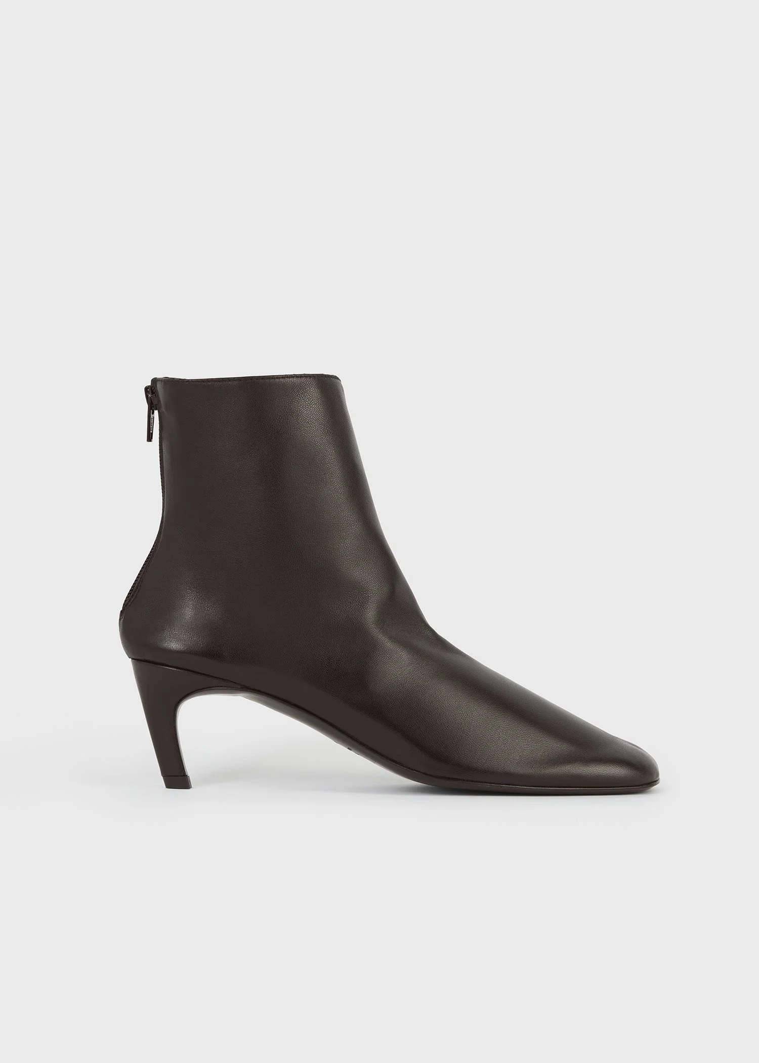 Soft nappa ankle boots bark - 1