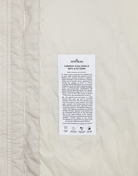 70323 GARMENT DYED CRINKLE REPS RECYCLED NYLON DOWN STUCCO - 6
