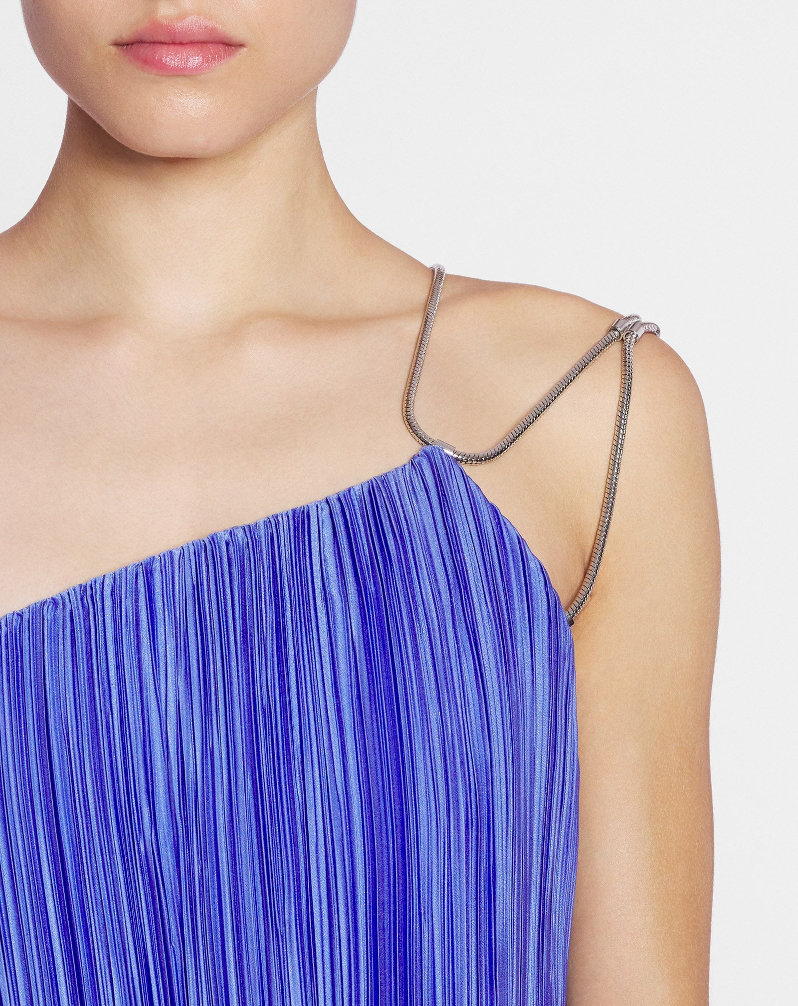 CASCADE-EFFECT LONG DRESS - 5