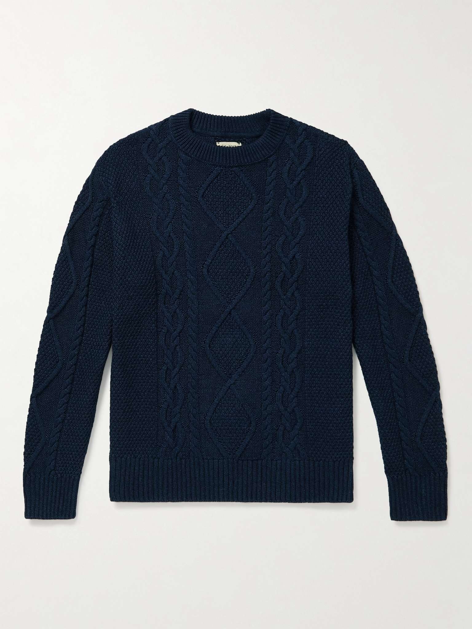 Didrik Cable-Knit Cotton Sweater - 1