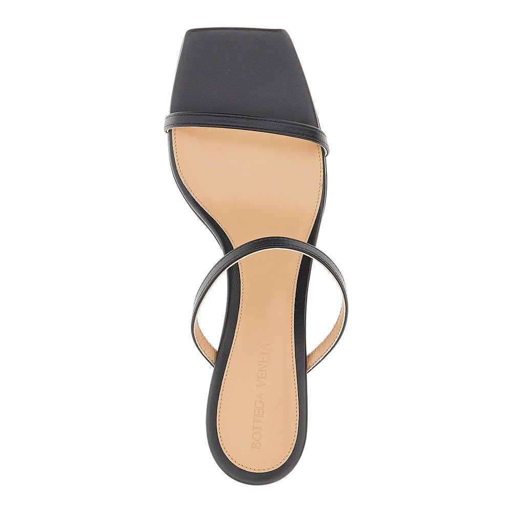 NAPPA LEATHER 'KNOT' MULES - 4