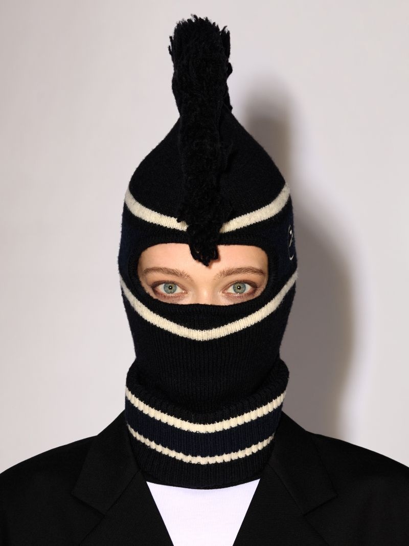 FRINGE KNIT BALACLAVA - 2