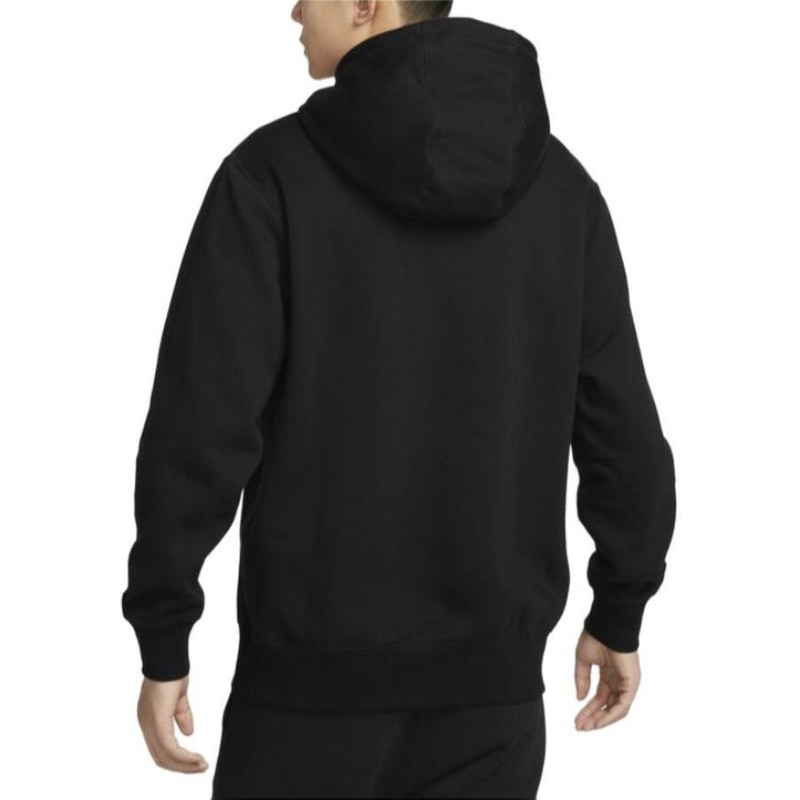 Nike Nike Club Hoodie 'Black White' FZ0872-010 outlook