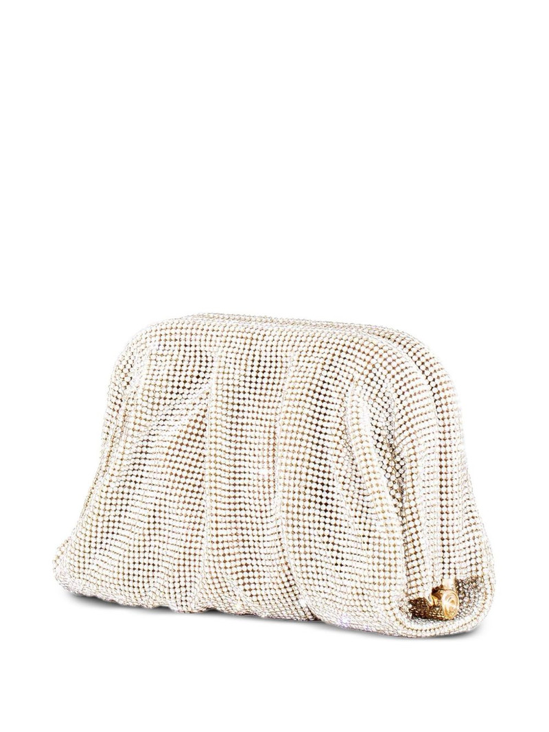 BENEDETTA BRUZZICHES crystal-embellished clutch bag outlook