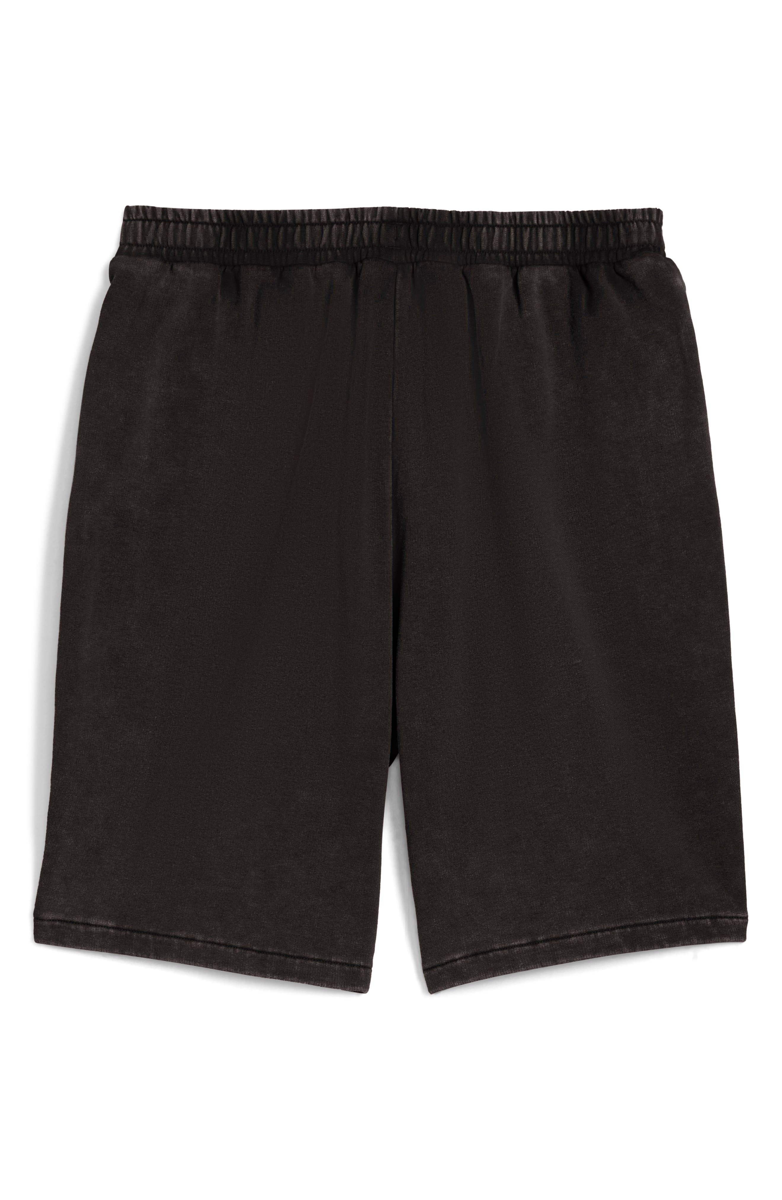 PUMA Scuderia Ferrari Sportswear Logo Cotton Sweat Shorts in Puma Black at Nordstrom - 2