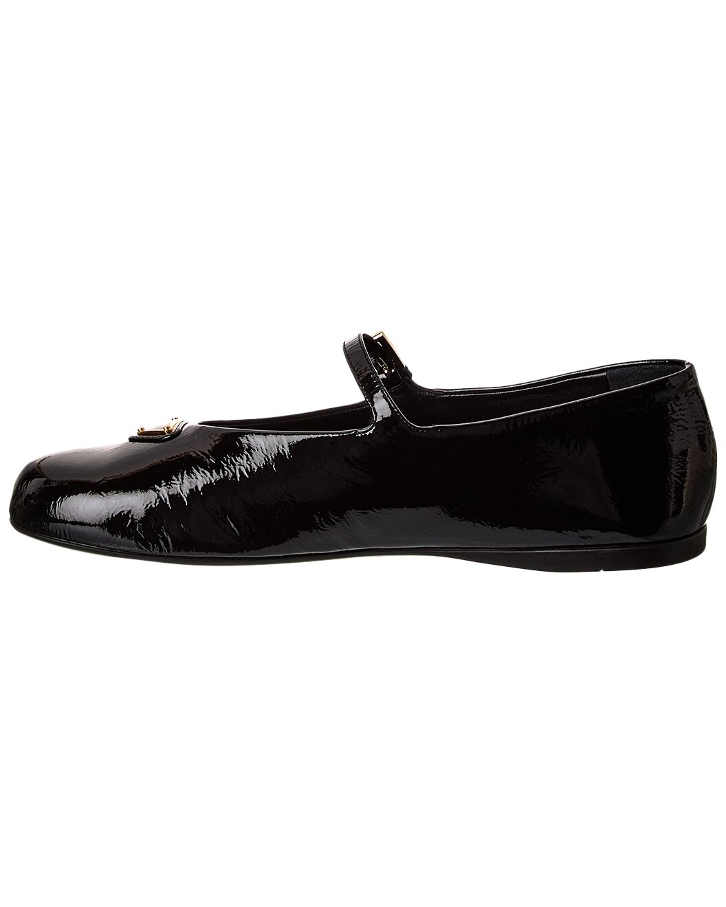 Prada Triangle Patent Flat - 2