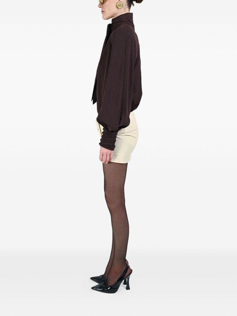 bow-neck blouse 4