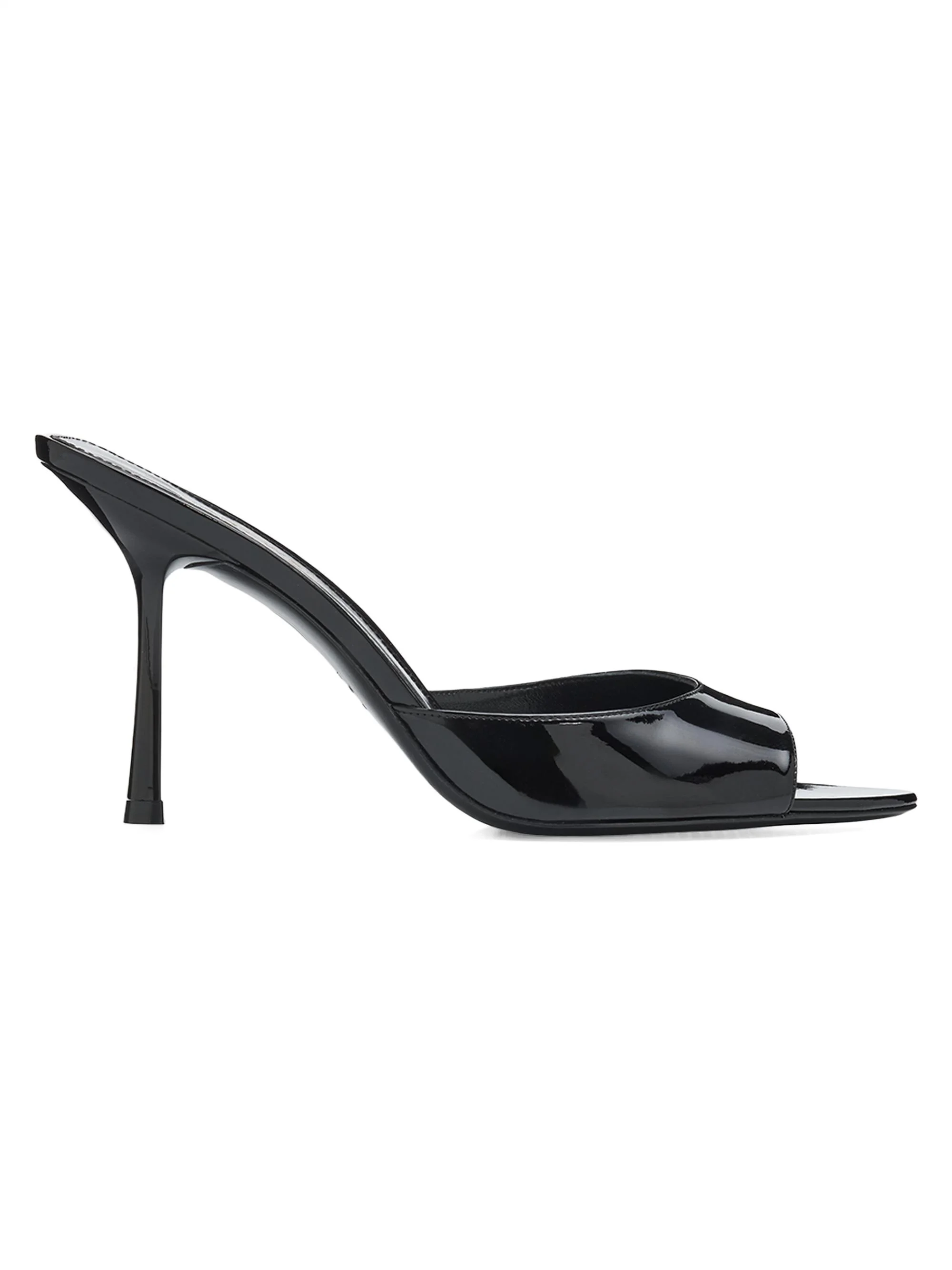 Women's Lexington 85MM Patent Leather Mules - Black - 1