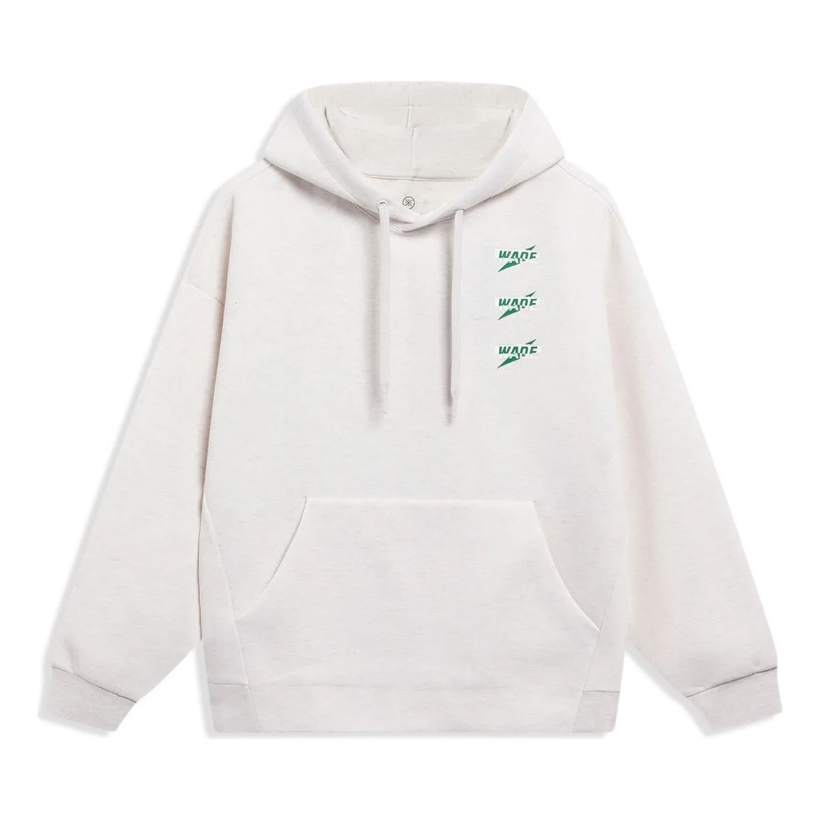 Li-Ning Way Of Wade Photo Graphic Hoodie 'Light Grey' AWDT149-9 - 1
