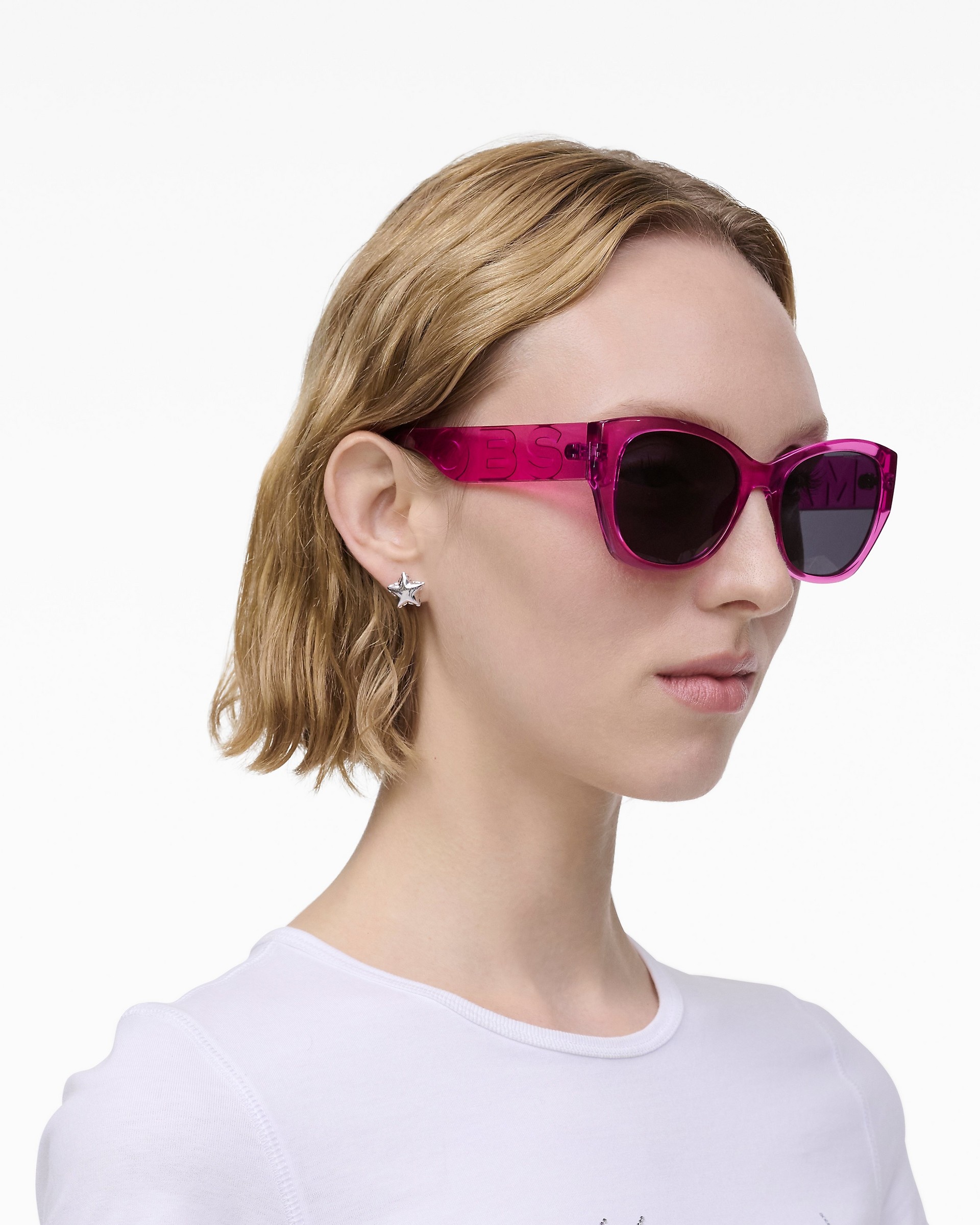 THE BOLD LOGO SQUARE CAT EYE SUNGLASSES - 2