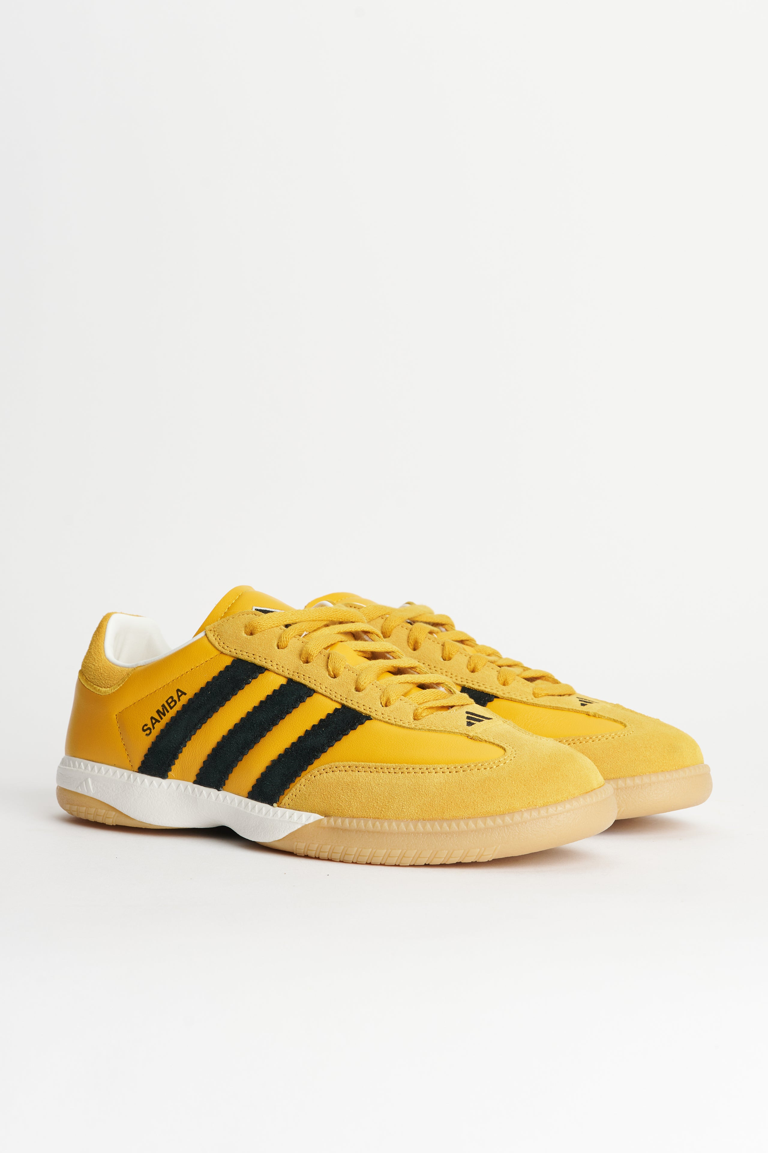 ADIDAS ORIGINALS SAMBA MN CREAM YELLOW / CORE BLACK - 3