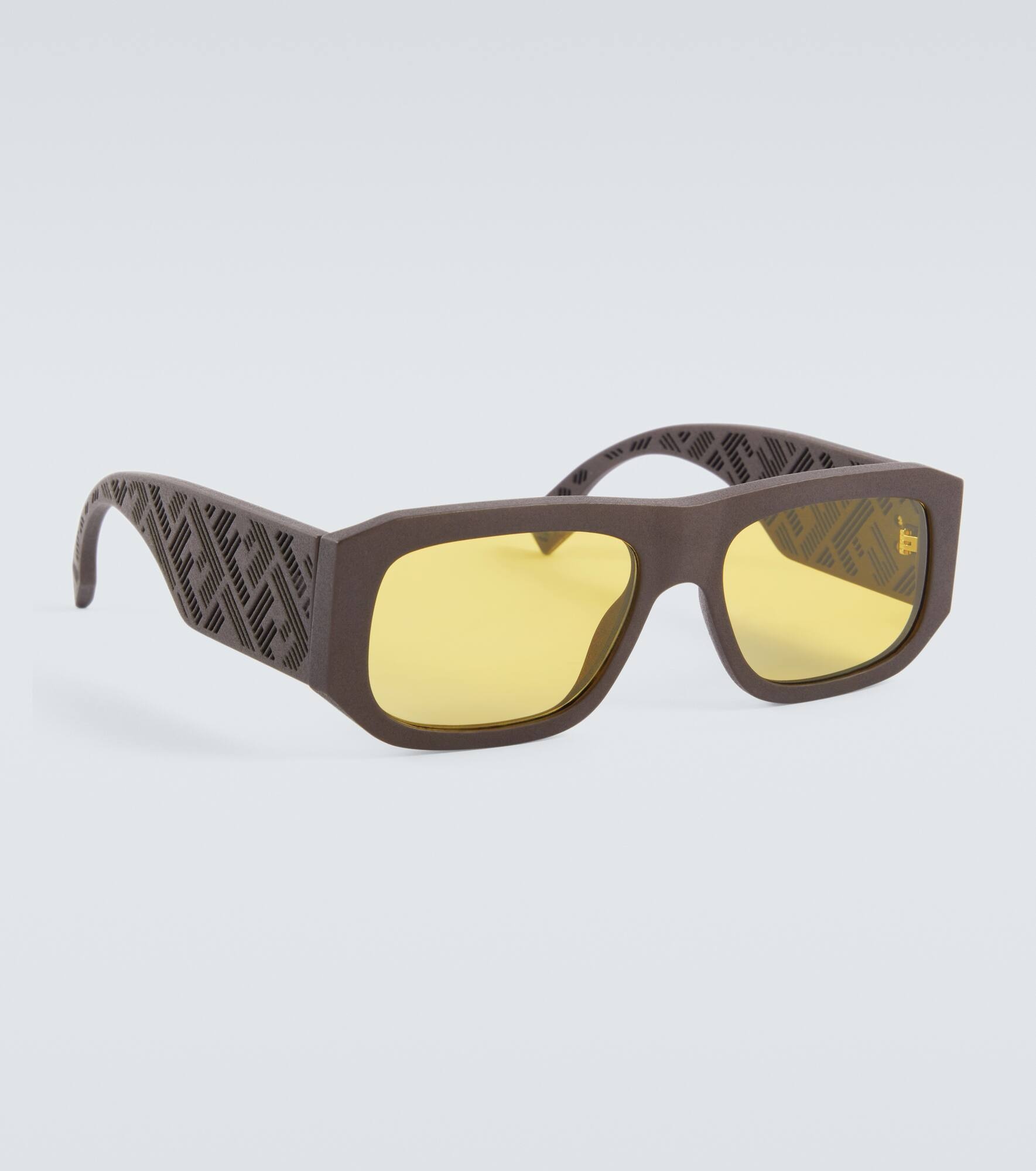 Fendi Shadow rectangular sunglasses - 4