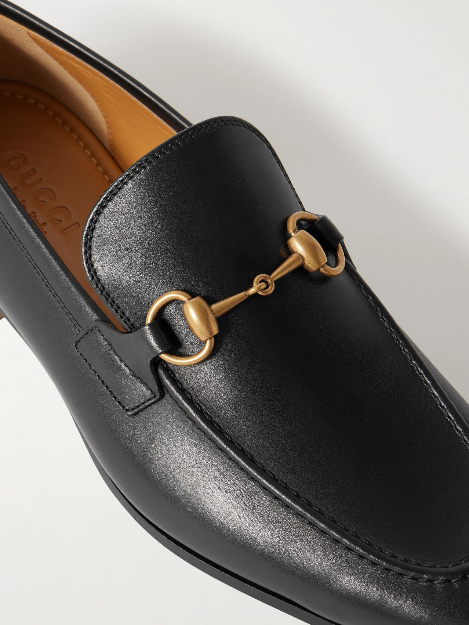 Jordaan Horsebit Leather Loafers Black - 5