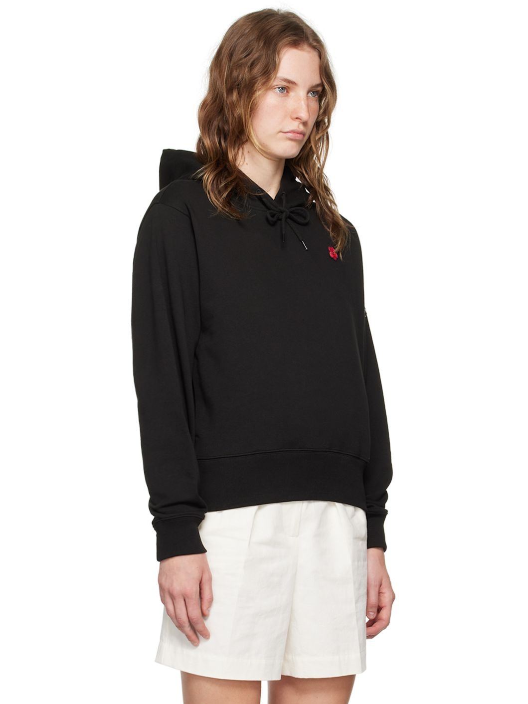 KENZO Black Kenzo Paris Boke Crest Classic Hoodie | ssense